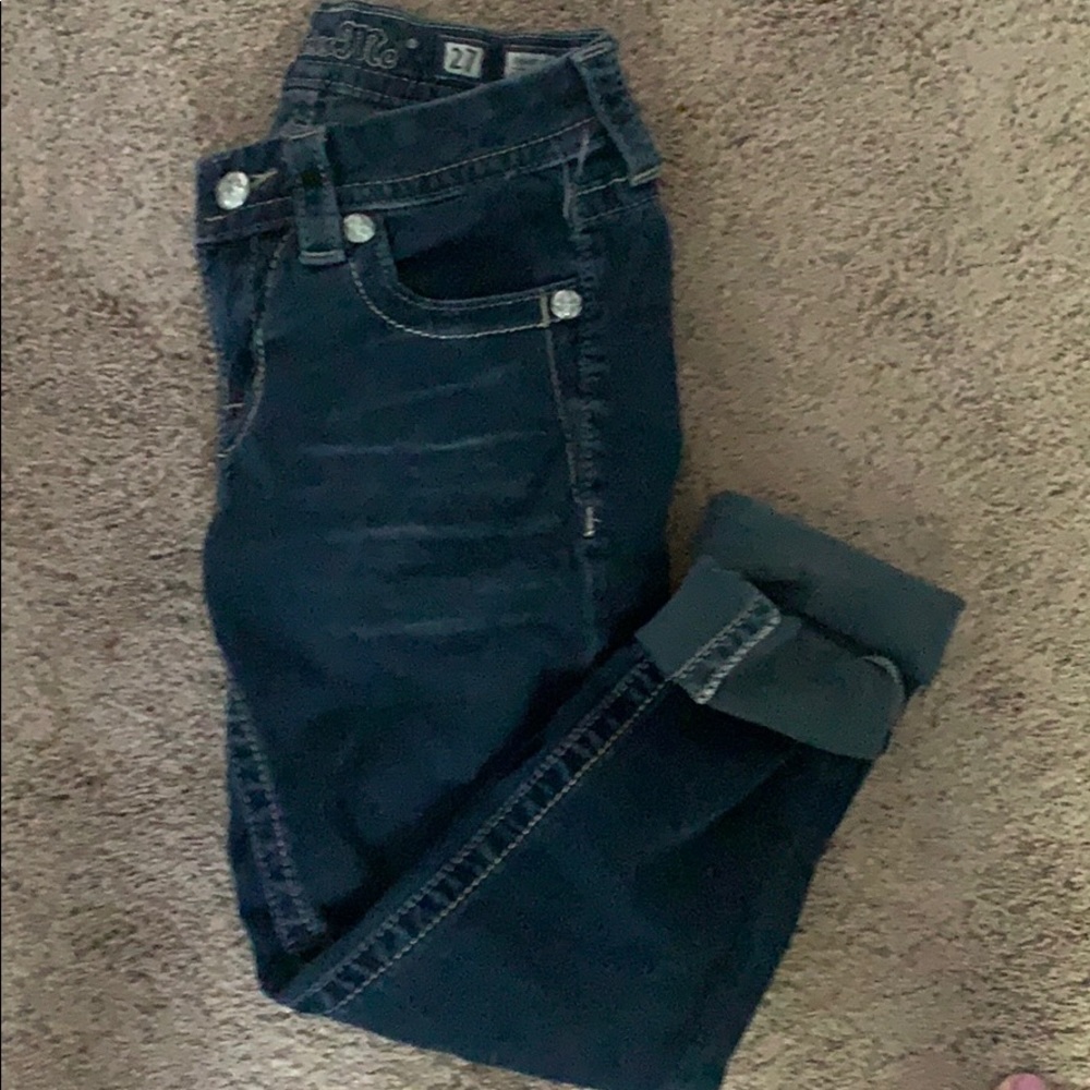 Miss me skinny crop.